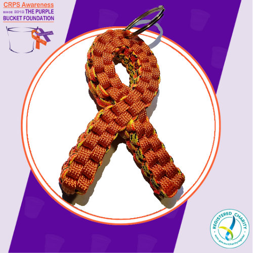 Featured image for “CRPS Awareness Ribbon Keyring (2 colour)”